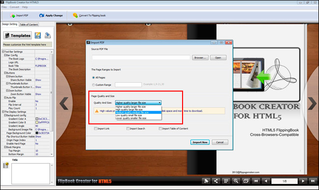 HTML5-flipbook-output-quality