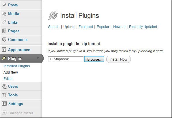 Install the Flipbook Plugin in Drupal