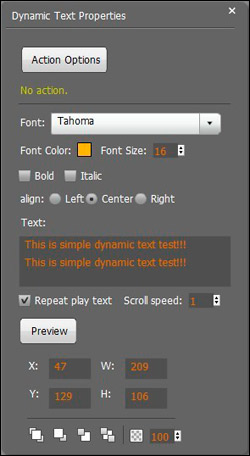 dynamic-text-properties