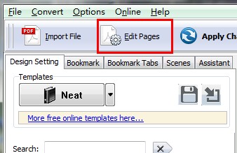 Add Action Button on your flip pages by Online Book Publishing Software?