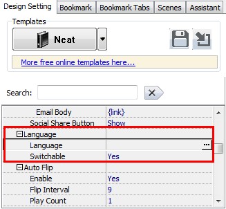 How can I make my flipbook’s language switchable with Digital Magazine Maker?