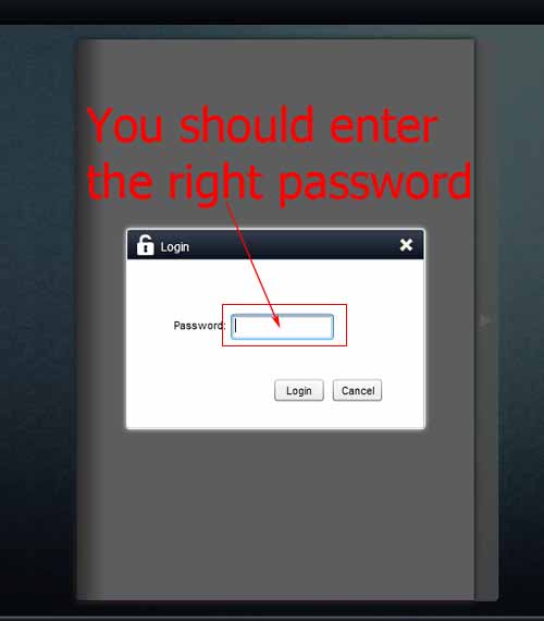 you should enter correcr password