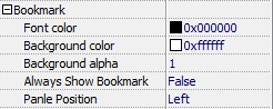 setting bookmark