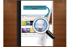 FlipBook themes templates Concise Preview Windows