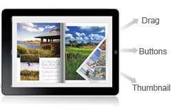 FlipBook publishing Support 3 ways to flip over