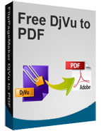Freeware - free DjVu to PDF FlipPageMaker Free DjVu to PDF