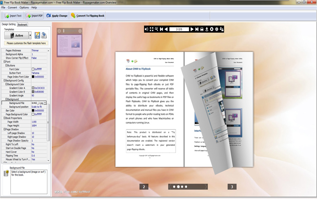 FlipPageMaker Free Flip Book Maker screenshot FlipPageMaker Free Flip Book Maker screenshot