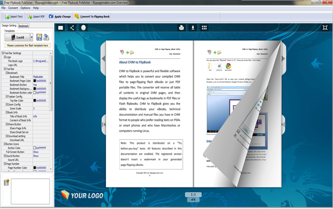 Free flipbook publisher