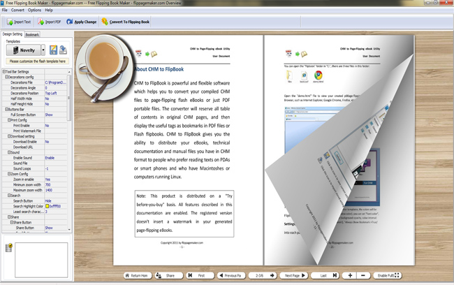 FlipPageMaker Free Flipping Book Maker screenshot FlipPageMaker Free Flipping Book Maker screenshot
