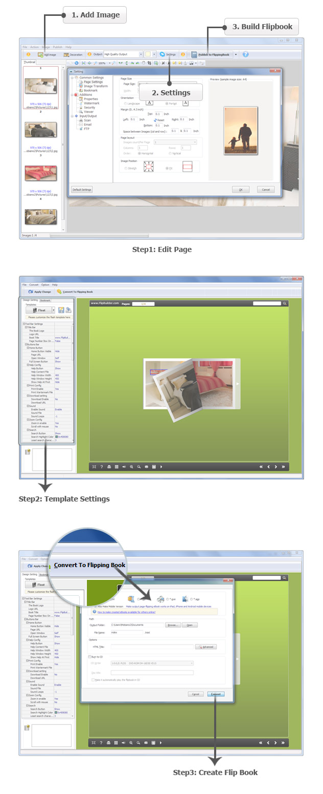 Image to FlipBook software