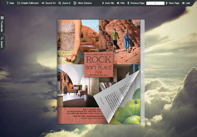 Sea of Clouds Theme Templates screenshot Sea of Clouds Theme Templates screenshot