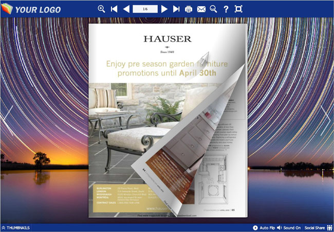 star trails theme template 1