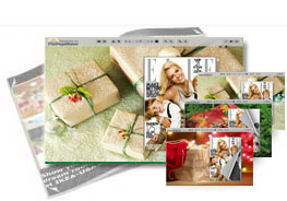 Christmas Gift theme of templates help quick building page-flipping books
