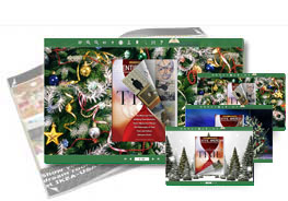 Christmas Tree theme of templates help quick building page-flipping books