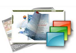 free pure-water templates help you quick create flipping online publications.