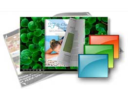 free pure-water templates help you quick create flipping online publications.