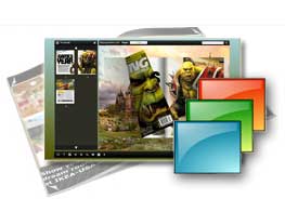 Monstrous theme of templates help quick building page-flipping books