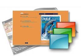 orange theme of templates help quick building page-flipping books